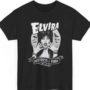 Elvira Mistress of Darkness Tee, Horror Movie Shirt, Gothic T-Shirt 181